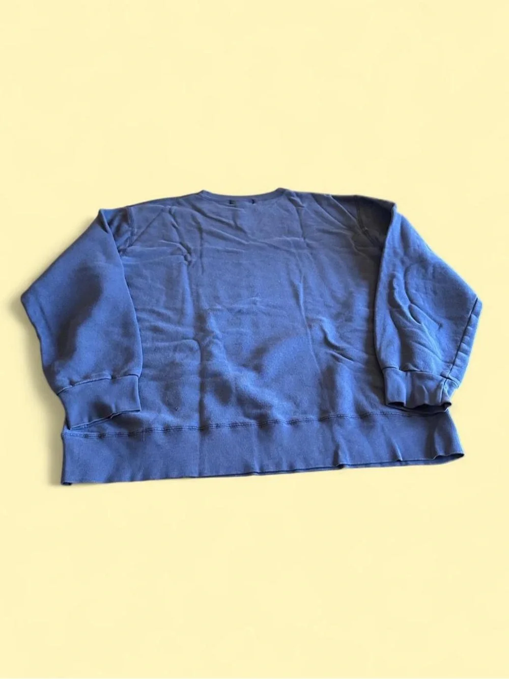 Vintage Polo Ralph Lauren Sweatshirt Navy Blue Faded Men’s Size M